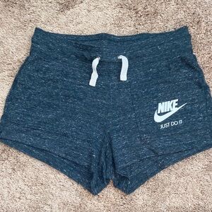 Nike Women's Heathered Gray Athletic Shorts